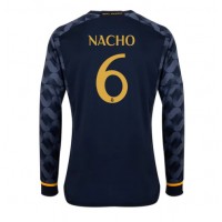 Real Madrid Nacho #6 Vieraspaita 2023-24 Pitkähihainen